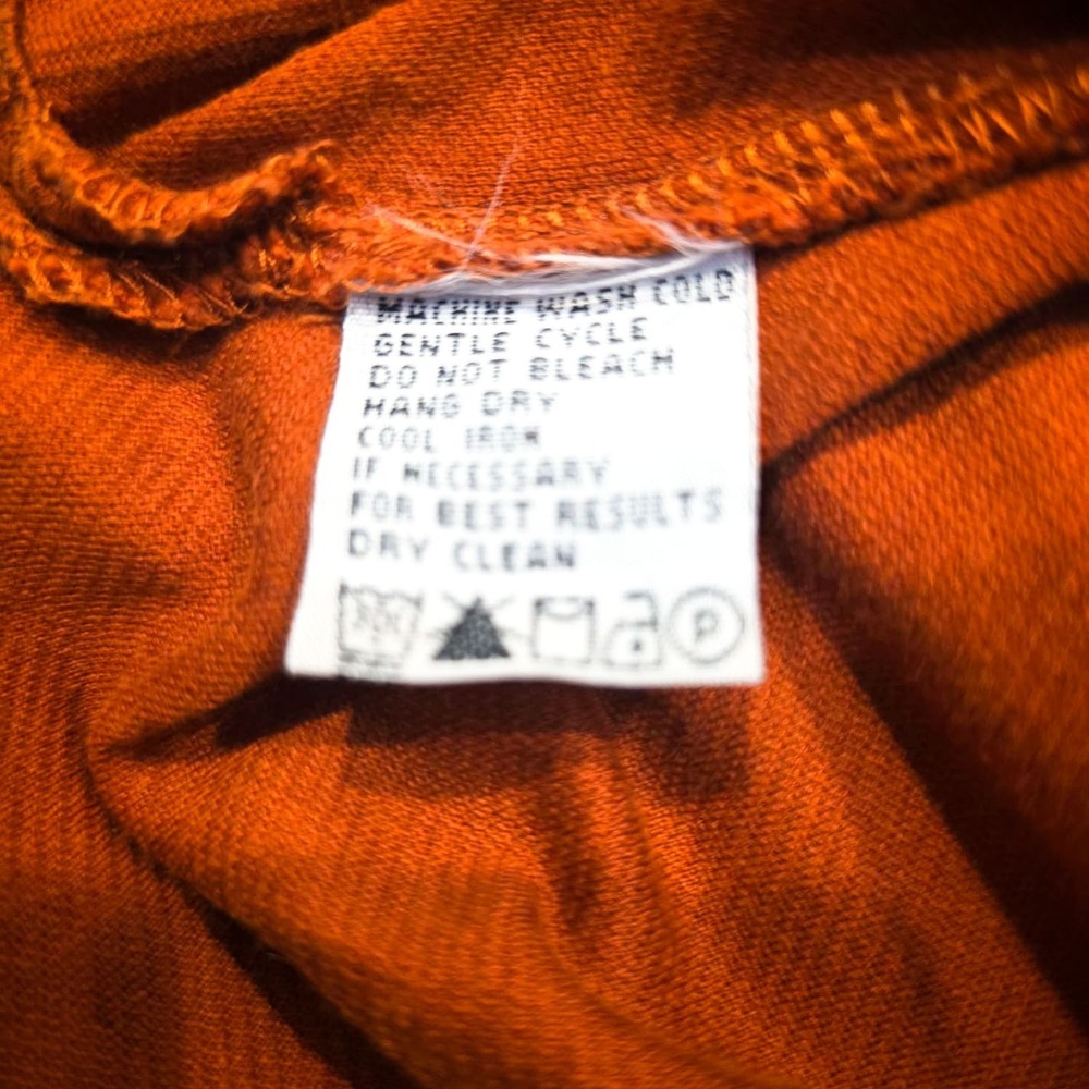 Tommy Bahama Men's Polo Shirt XL Orange/Rust Short Sleeve Pique - Picture 6 of 11